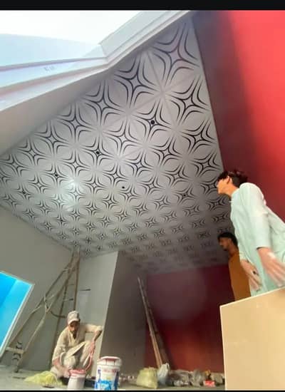 False ceiling-Gypsum ceiling-2by2 Ceiling-Office room ceiling-Ceiling