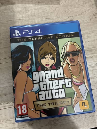 GTA The Trilogy Definitive Edition PS4 Disc