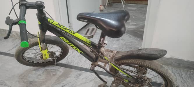 BMX cycle with two disk brakes