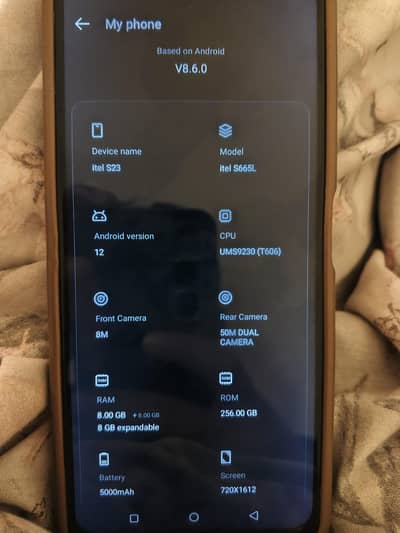 Itel S23, 8/256.