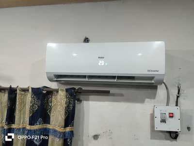 Haier 1.5 ton dc invertor ac with compressor in warranty