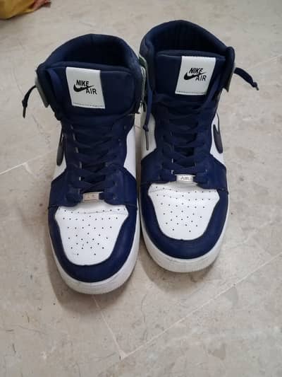 Inspired High-Top Sneakers – Blue, White & Green