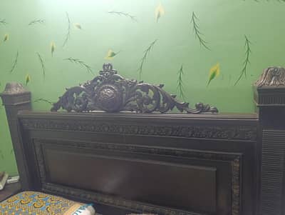 King size bed with 2 Side tables