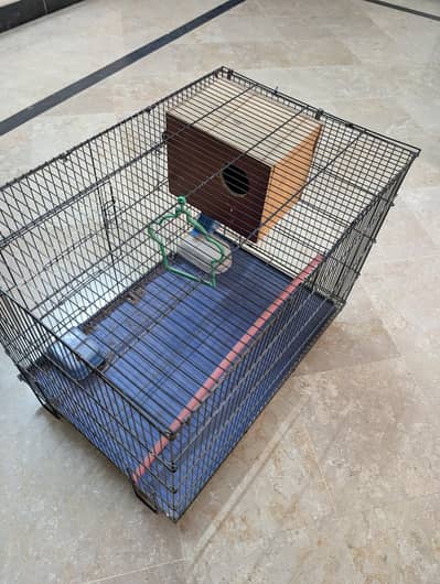bird steel cage 2 foot lambai