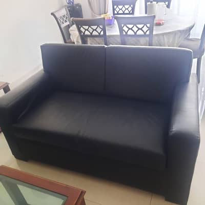 Black Sofa Set