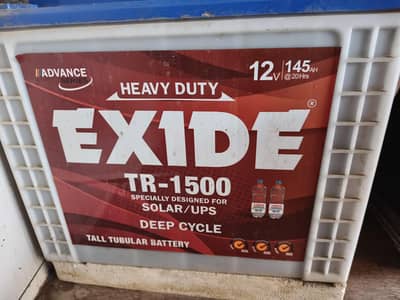 Exide Tubular 145AH 2 Batteries