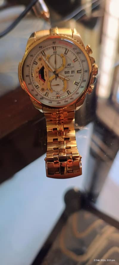 Casio Edifice Gold watch