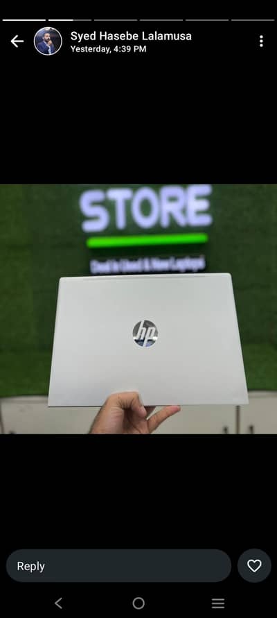 HP Core i5 8th Generation ( Ram 8GB DDR4 + SSD 256GB )Full HD Display