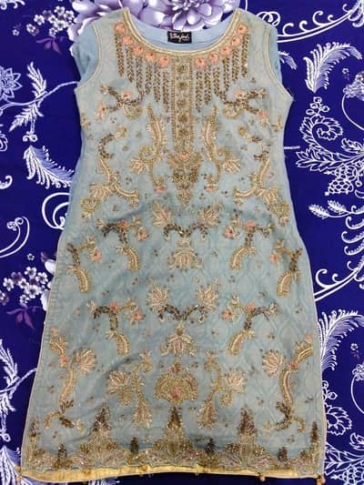Fancy Embroidery party Wear Dress