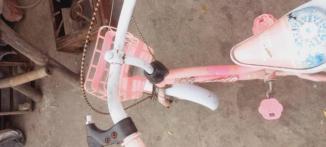 Girl pink cycle