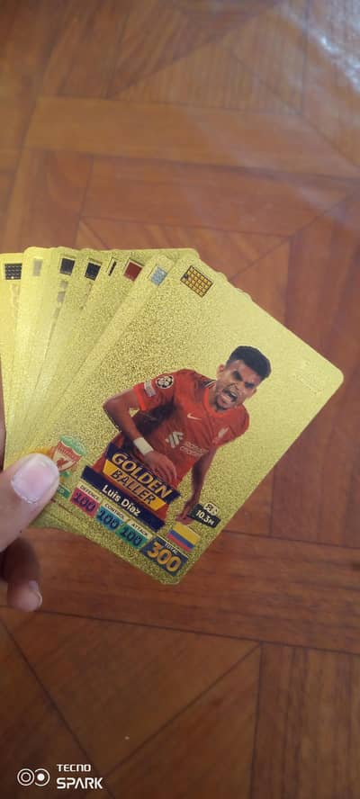 GOLDEN FOOTBALL cards for SALE!!!. . .