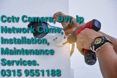 Repairing of dvr, nvr, cctv camera, Pabx, Networking,