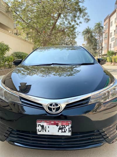 Toyota Corolla Altis Model 2018 Black Original Condition