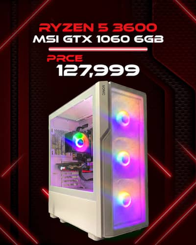 Ryzen 5 3600 Gaming PC | 16GB | GTX 1060 6GB | 768GB SSD