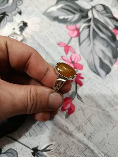 Chandi Rings With Real Gemstones