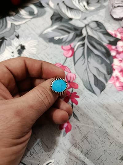 Chandi Rings With Real Gemstones