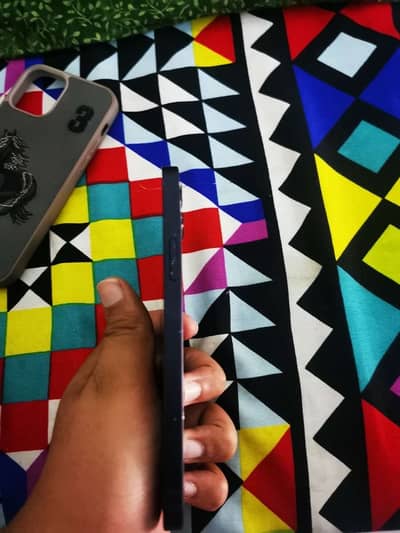 iPhone 12 colour blue 256 gb iPhone is bypass Back damage panel good