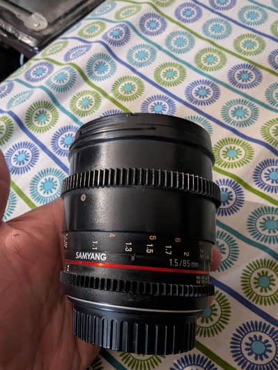 Samyang 85mm T1.5(f1.4) Cine Lens for Canon EF