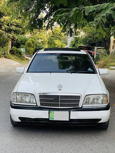 Mercedes C220 1994 (White) Auto transmission Steel Sunroof
