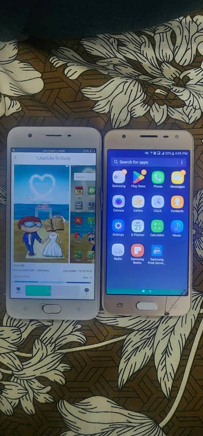 samsung on5  16GB.      oppo A57.32GB.     pta aproved