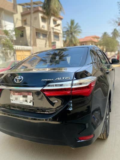 Toyota Corolla Altis Model 2018 Black Color original condition