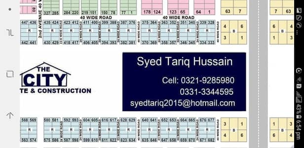 Contact for best offer 120/240/400 yards in saadi town/saadi garden contact Tariq shah