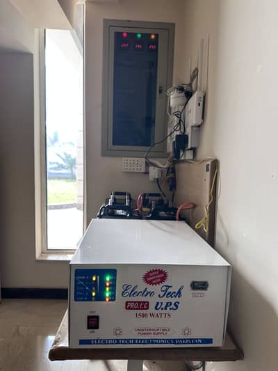 Electro tech 1500 W UPS + 2 Daewoo DIB 165 Deep Cycle Batteries