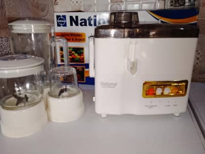National 4 in 1 Juicer – Brand New Condition – Sirf Box Open