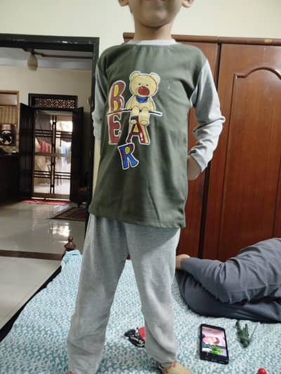 boy's shirt with pajama