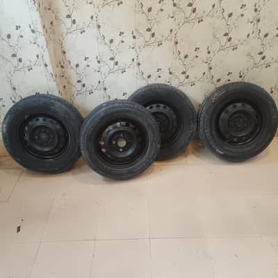 13 size rims 100 pcd japani wagon r say otary hain tyre ruff hain