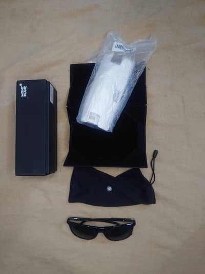 Mont balnc MB 647 S 01N  100% original  Luxury sunglasses  complete se