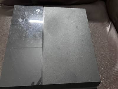 PS4 with two controllers