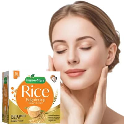 Rice Brightening Beauty Cream with Vitamin B3 | Spot-Less Glow & Skin