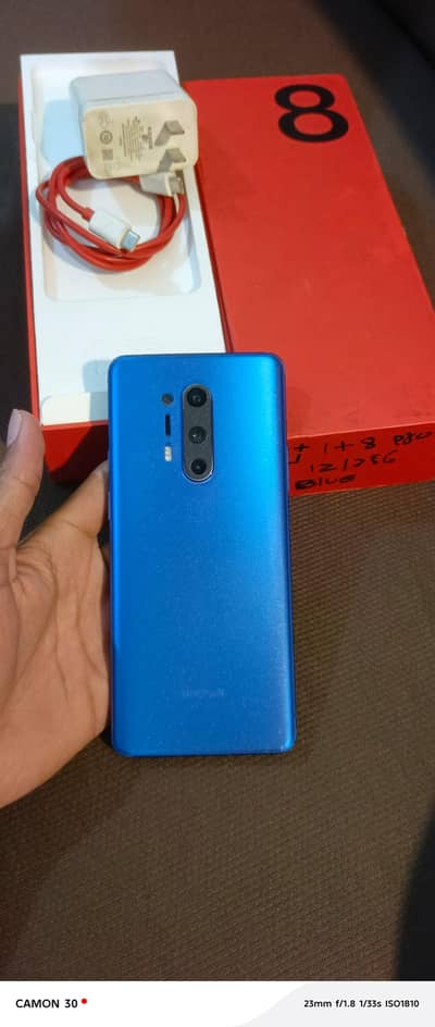 OnePlus 8 Pro 12/256 Dual Approved with box and charger