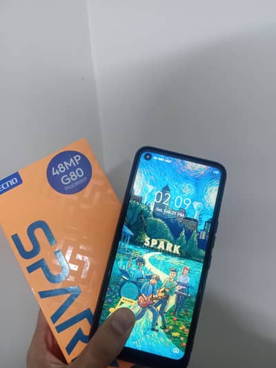 Tecno spark 7 pro Pta approved with box