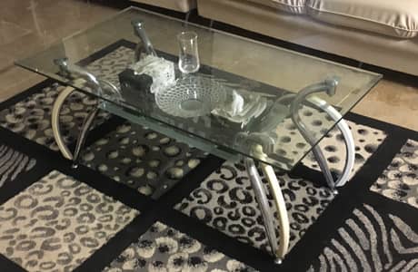 Center table with 2 side tables