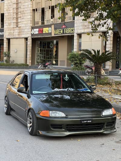 Honda Civic 1995 , Modified , Lahore Reg in good condition