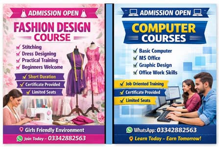 Online Computer&Fashin Design Classes Plus Degree Program