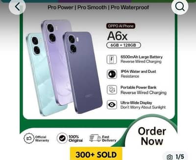 Oppo A6x 6/128gb box pack