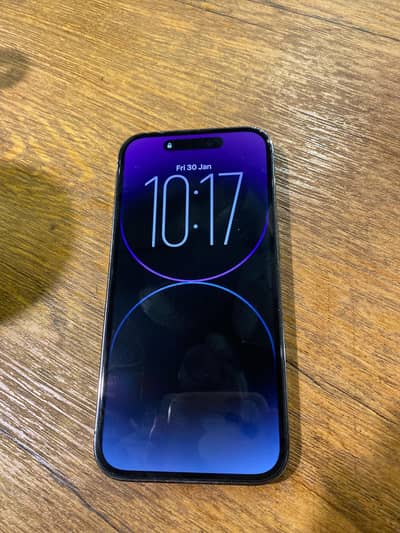 I Phone 14 Pro Deep Purple Non Pta Factory Unlock With Box & Cable