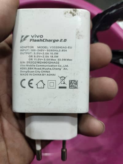 vivo v21e charger