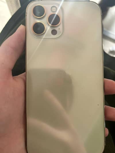 iphone 12 pro max - pta - bh 88 - physical dual - golden