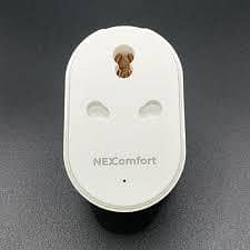 Smart WiFi Plug 16A —NexComfort Smart Plug for geyser with power monitor, Wireless Remote Control Socket, Timer & Energy Monitoring, App & Voice Control Compatible with Alexa & Google Home, Smart WiFi Plug — Ideal for Smart Home Automation