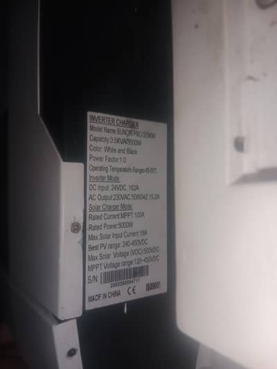 3.5 kWh solar inverter