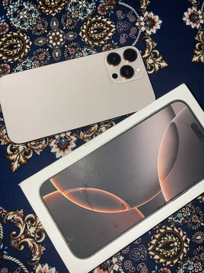 Iphone 16 pro max 256 gb jv with box