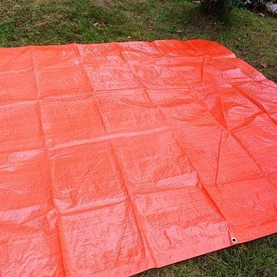 Strong Waterproof Tarpal 50fit Sheet Orange