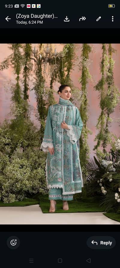 PURE LAWN 3PC EMBROIDERED*