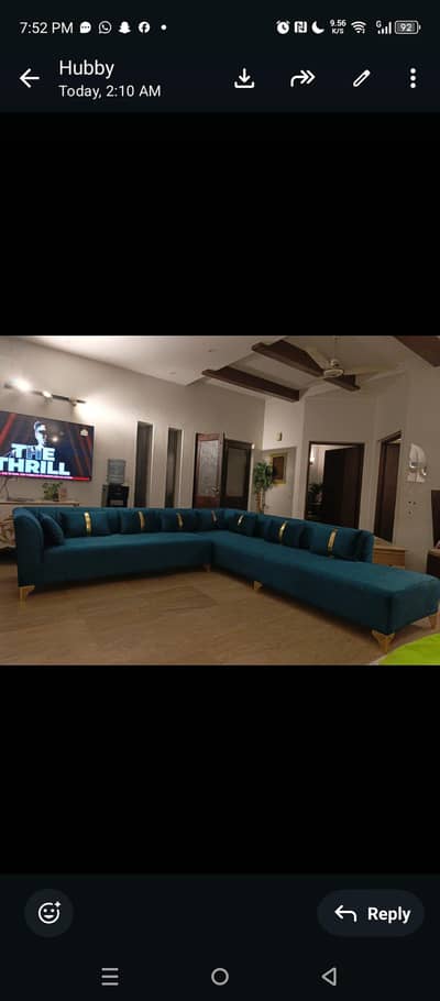 8. Seater Sofa L-Shape