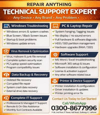 Laptop & PC Repair | Windows & Data Recovery Services