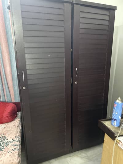 Two single almirah 6000 each, 10000 for both, divider 9500